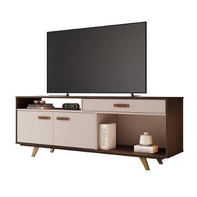 Rack Para Tv Até 65 Polegadas Impar Jcm Movelaria Café/Off White