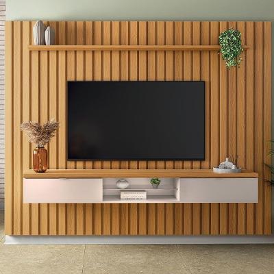 Painel Suspenso Ripado 2.7 Voi Mdp/mdf Cinamomo Mel G26 - Gran Belo