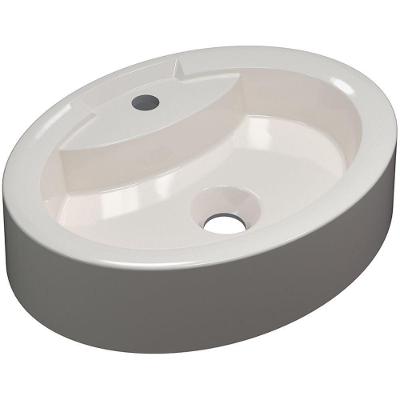 Cuba De Apoio Oval C01 Para Banheiro Onix O43 Bege
