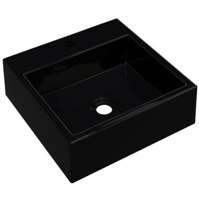 Cuba De Apoio Para Banheiro Quadrada Q355 35X35Cm C01 Preto