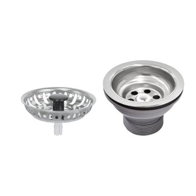 Válvula Americana Para Pias, Cubas 3 1/2 em Aço Inox