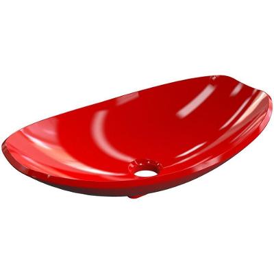 Cuba De Apoio Canoa C01 Para Banheiro Lux L45 Vermelho