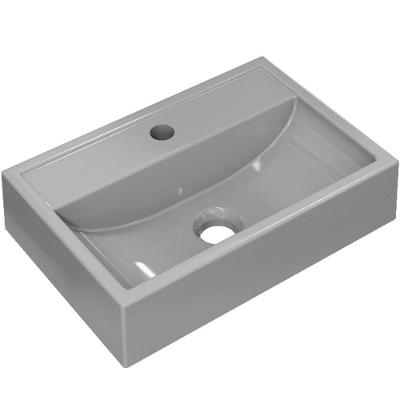 Cuba De Apoio Retangular Para Banheiro Lavabo C01 Q450 Cinza