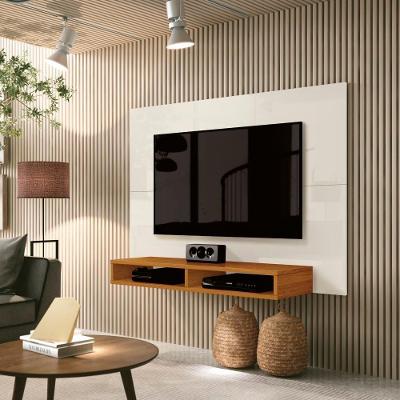 Painel Para Tv Até 43" Florença 120cm Offwhite/cedro