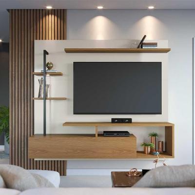 Home Painel Suspenso 180cm Maui Led Off White/freijó G73 - Gran Belo