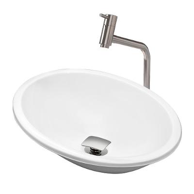 Cuba Pia Banheiro Sophia Torneira Dl08 Valvula Inox Click Branco