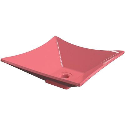Cuba De Apoio Para Banheiro Quadrada C01 Lux L34 Rosa