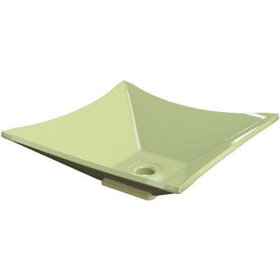Cuba De Apoio Para Banheiro Quadrada Lux L34 Verde Acqua
