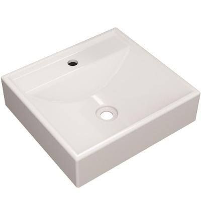 Cuba De Apoio Quadrada Para Banheiro Lavabo C01 Q39W Bege