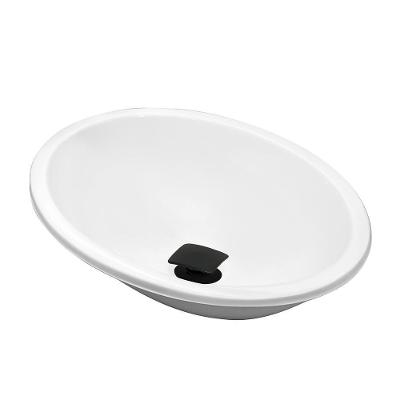Cuba Pia Banheiro Sophia Com Valvula Click Black Branco