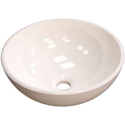 Cuba De Apoio Redonda C01 Para Banheiro R35w Bege - Lyam Decor