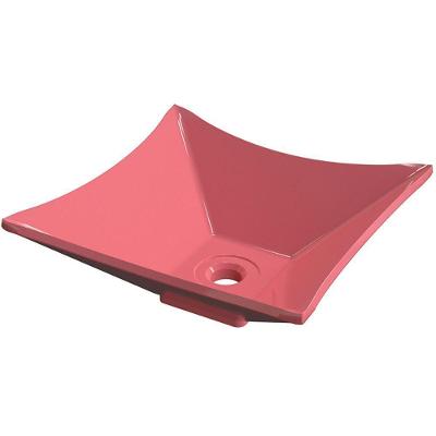 Cuba De Apoio Para Banheiro Quadrada C01 Lux Rosa