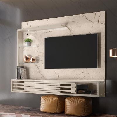 Home Para Tvs Até 50 Polegadas Suspenso Hugo Calacata Off-white