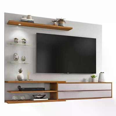 Painel Para Tv Até 60 " Off White E Freijó