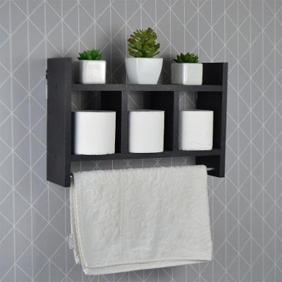 Nicho Toalheiro Preto 45 X 30cm Para Banheiro