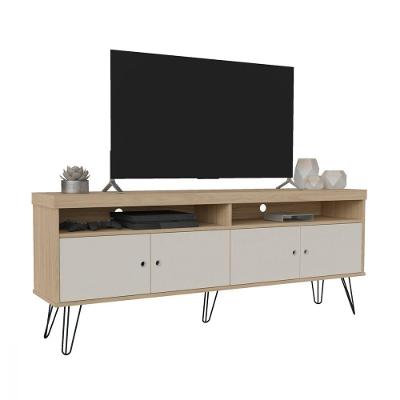 Rack Liberty Carvalho/Off White para TV até 60" Artely