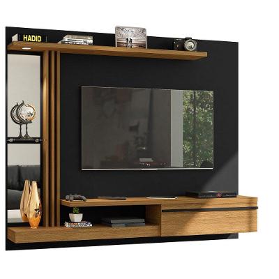Painel para Tv Até 55 Pol. Denver Preto e Cinamomo Bechara