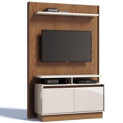 Estante Home Theater Fit Freijó Off White Imcal