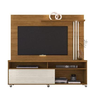 Painel Para Tv Até 65 Pol. E Rack Bancada Frizz - Madetec Naturale/Off White