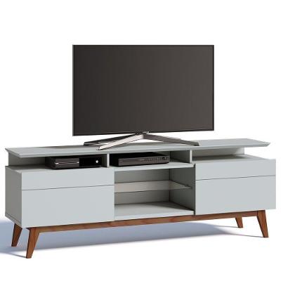 Rack Classic 180cm 2 Gavetas com Prateleira Branco Imcal