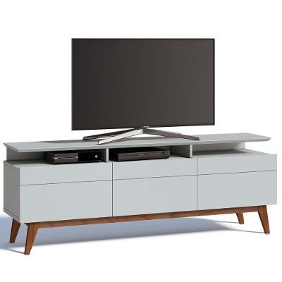 Rack Classic 180cm 3 Gavetas com Prateleira Branco Imcal