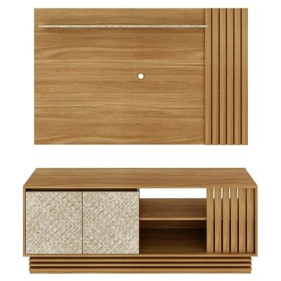 Rack Painel p/Tv 65 Polegadas Natural Palha Tecno Mobili