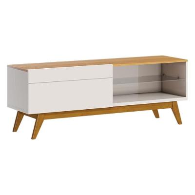 Rack Bancada 1 Gaveta 146cm Amy Off White/nature