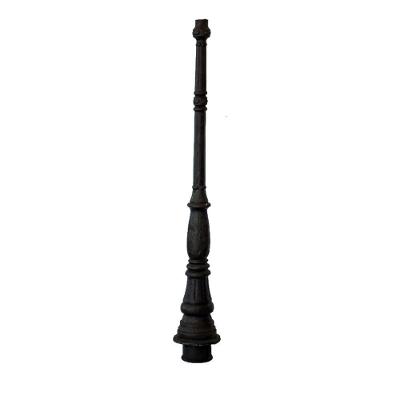Poste Colonial Jardim Decoração N03 De Ferro Fundido 160Cm.