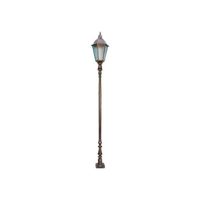 Poste Colonial Verona Jardim De Alumínio 01 Luminária 2,38M