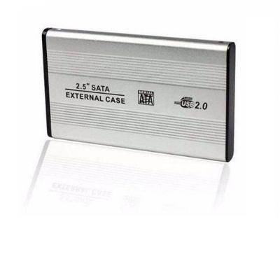 Case Em Aluminio Hd 2.5 Notebook Sata P/ Usb 2.0 - Prata