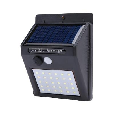 Luminária Solar Parede 30 Leds Sensor Movimento Automático