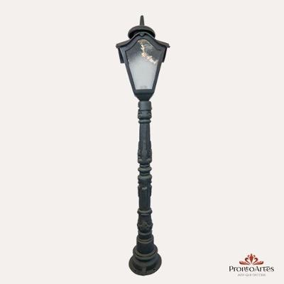 Postinho Iluminação 140cm Poste Alumínio Fundido
