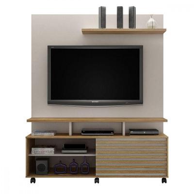 Estante Home Star Para Tv De Até 60 Polegadas Off White Cinamomo Valdemoveis Off White Com Cinamomo