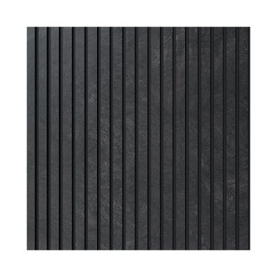 Painel Ripado Eva Laminado Autocolante 10cm Urban Black Metro