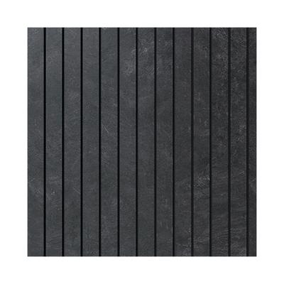 Painel Ripado Eva Laminado Autocolante 10cm Urban Plus Black Metro