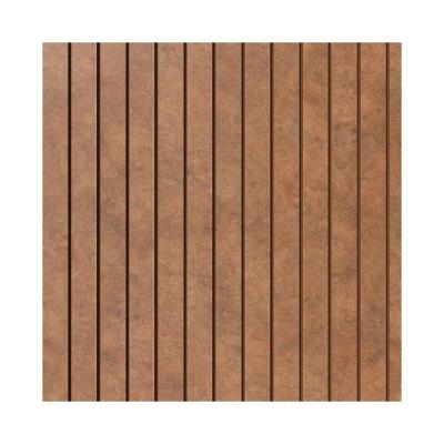 Painel Ripado Eva Laminado Autocolante 10cm Urban Plus Metro M² Bronze Com Textura Amadeirado