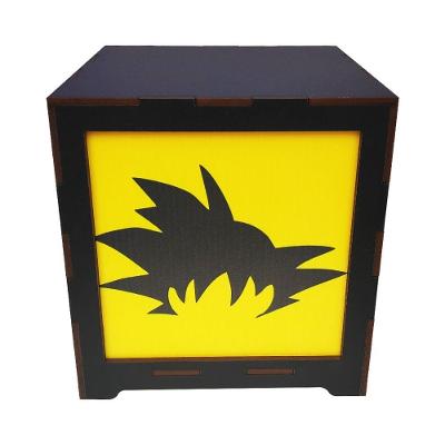 Luminária Box Dragon Ball Em Mdf.