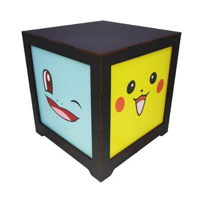 Luminária Box Pokemonem Mdf.