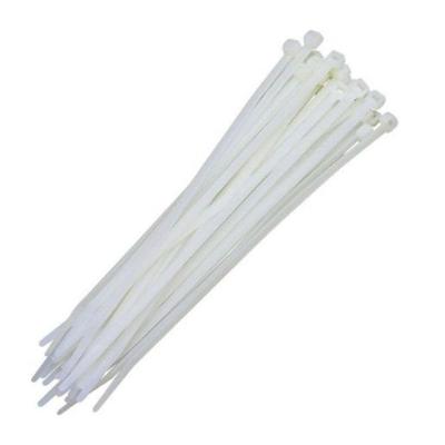 Abracadeira Nylon 2,5x10cm Branca Pct C/ 100u