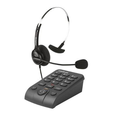 Telefone Headset Hsb-40 Com Fio Intelbras Preto