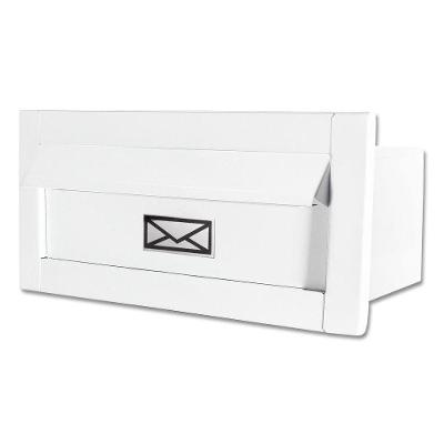 Caixa Correio Carta Hat Chapeu Branca Fosca 17 Cm Profundidade