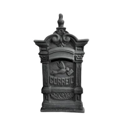 Caixa Correio Ferro Fundido Pombo Grande Sem Pé 69X37Cm