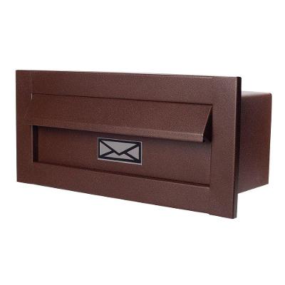Caixa Correio Hat Chapeu Marrom Aço Corten Techinox