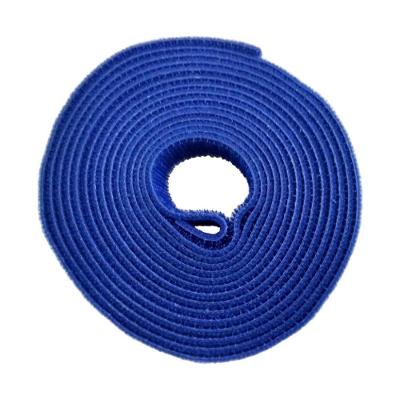 Abraçadeira de Velcro Rolo com 3 Metros Azul Muvc0005
