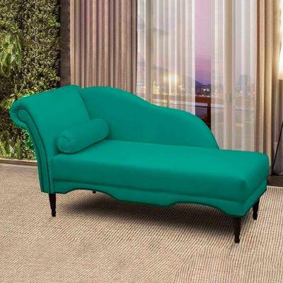 Divã Chaise Copenhagen Veludo 1,60cm Speciale Home Ciano