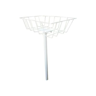 Lixeira Para Calçada De Chao 1,15 Branca - Cor: Branco