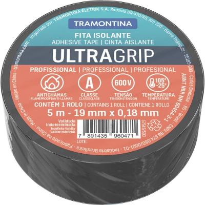 Fita Isolante Classe A 0,18X19 Mm Tramontina Preta 5 M