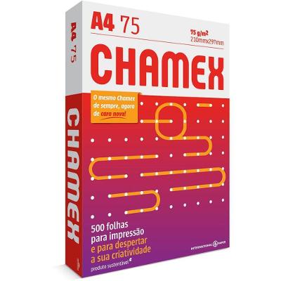 Papel Sulfite Chamex A4 (210X297) 75Gr Caixa C/10