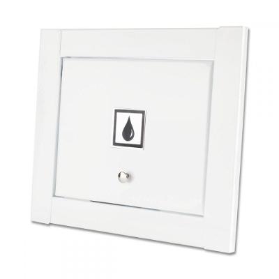 Visor Agua Linear Hat Branco Fosco Top Design Moderno Inovador
