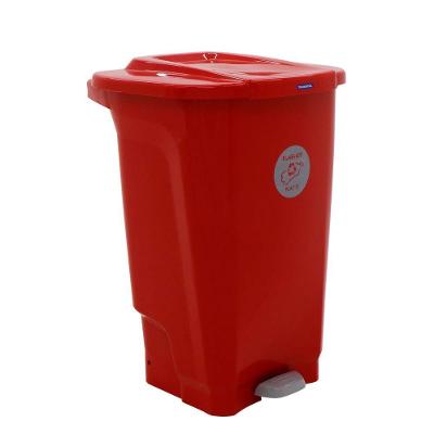 Lixeira Tramontina T-force Plástico Vermelho 100 L